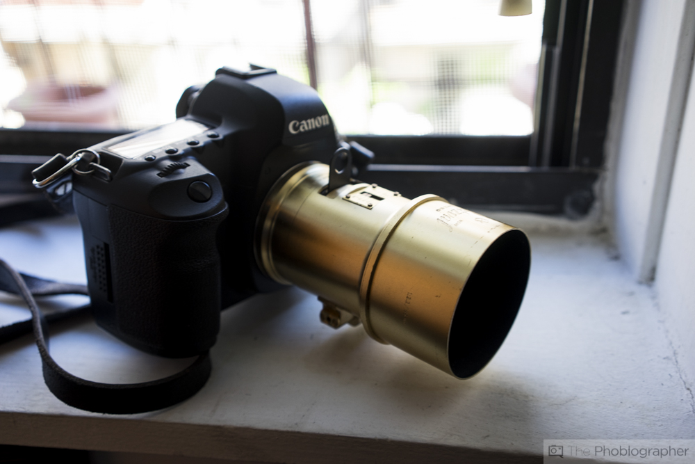 Canon EOS 5D with the Lomography Petzval Lens
