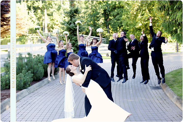 Wedding Party Jump Shot